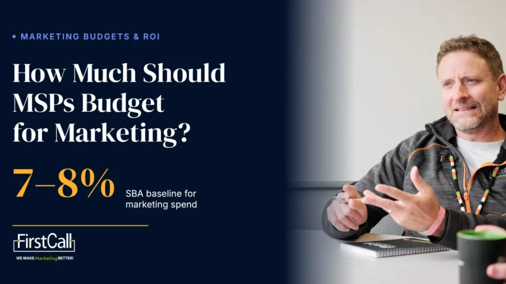 How Much Should MSPs Budget for Marketing blog banner 1