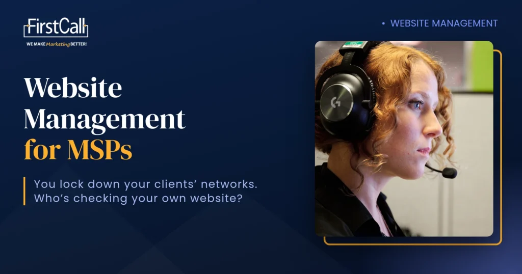 Website Management for MSPs Blog Banner Photo
